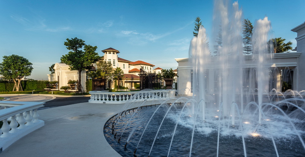 For SaleHouseRama 2, Bang Khun Thian : Luxury mansion for sale, large back, Ladawan Rama 2, Ladawan Rama2