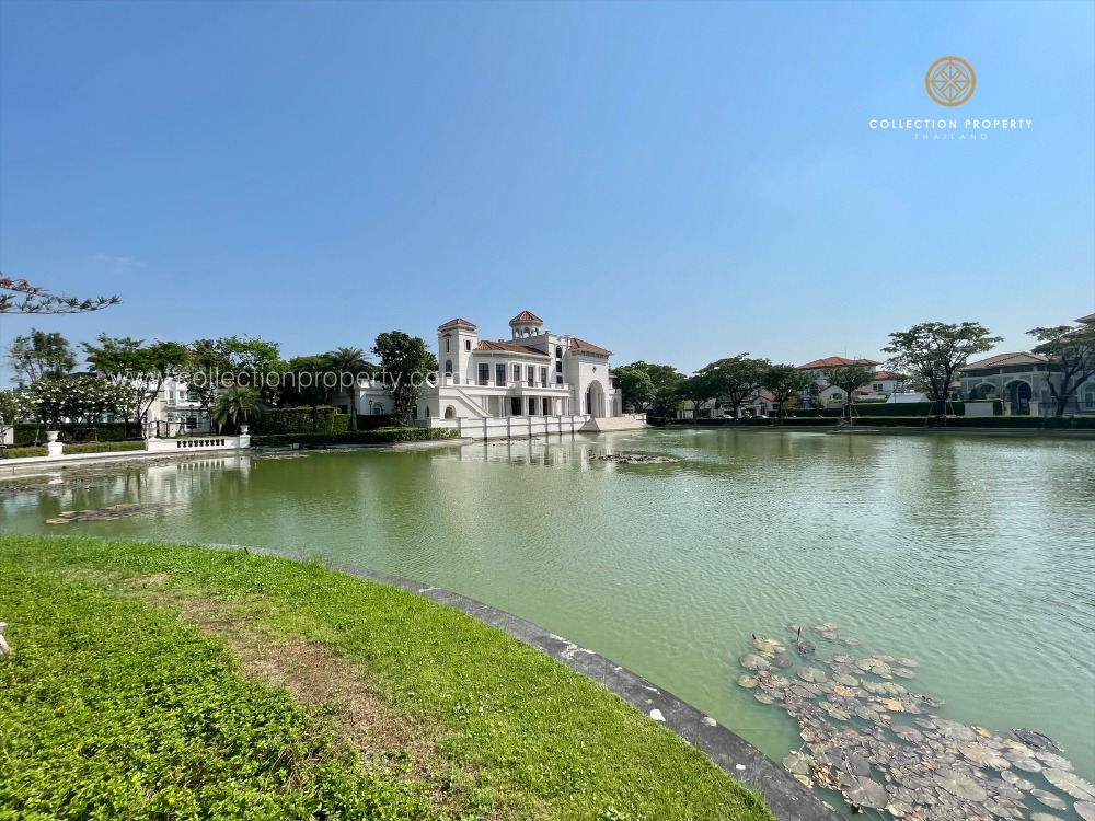 For SaleHouseRama 2, Bang Khun Thian : Luxury mansion for sale, large back, Ladawan Rama 2, Ladawan Rama2