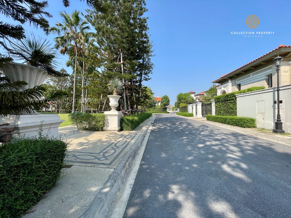 For SaleHouseRama 2, Bang Khun Thian : Luxury mansion for sale, large back, Ladawan Rama 2, Ladawan Rama2