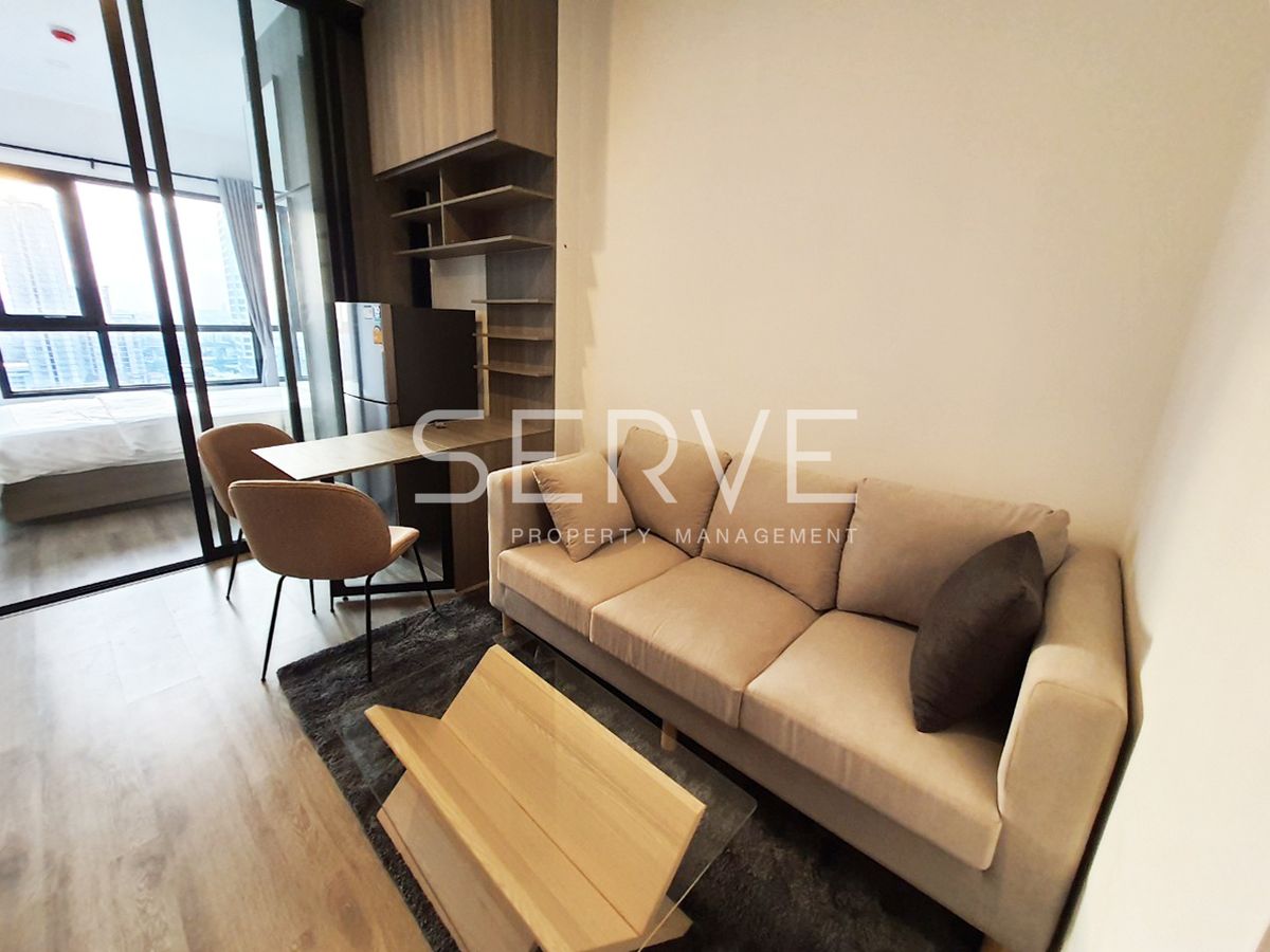 For RentCondoOnnut, Udomsuk : 🔥16.5K🔥 - 1 Bed Plus+ 31.41 sq.m. High Fl. 10+ Newly Condo in Onnut Good Location BTS ON Nut 650 m. at KnightsBridge Prime Onnut Condo / For Rent
