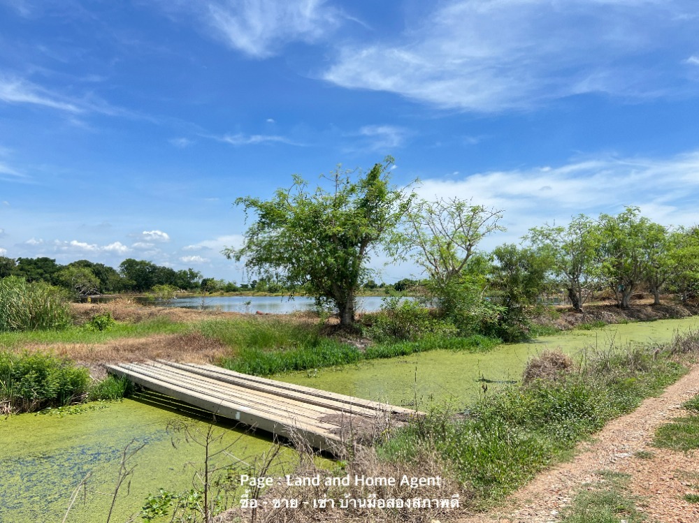 For SaleLandNakhon Pathom : Empty land for sale, 10 rai, opposite City Hall, Nakhon Pathom Province, 2 million baht per rai.