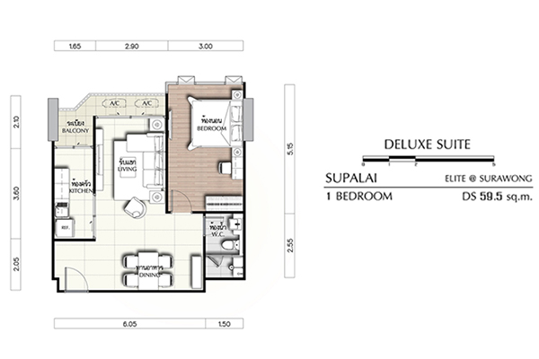 For SaleCondoSilom, Saladaeng, Bangrak : 3876😍 For SELL 1 bedroom for sale🚄near MRT Samyan🏢Supalai Elite Surawong🔔Area: 59.50 sq m.💲For Sale:8,450,000฿📞O99-5919653,065-9423251✅LineID:@ sureresidence