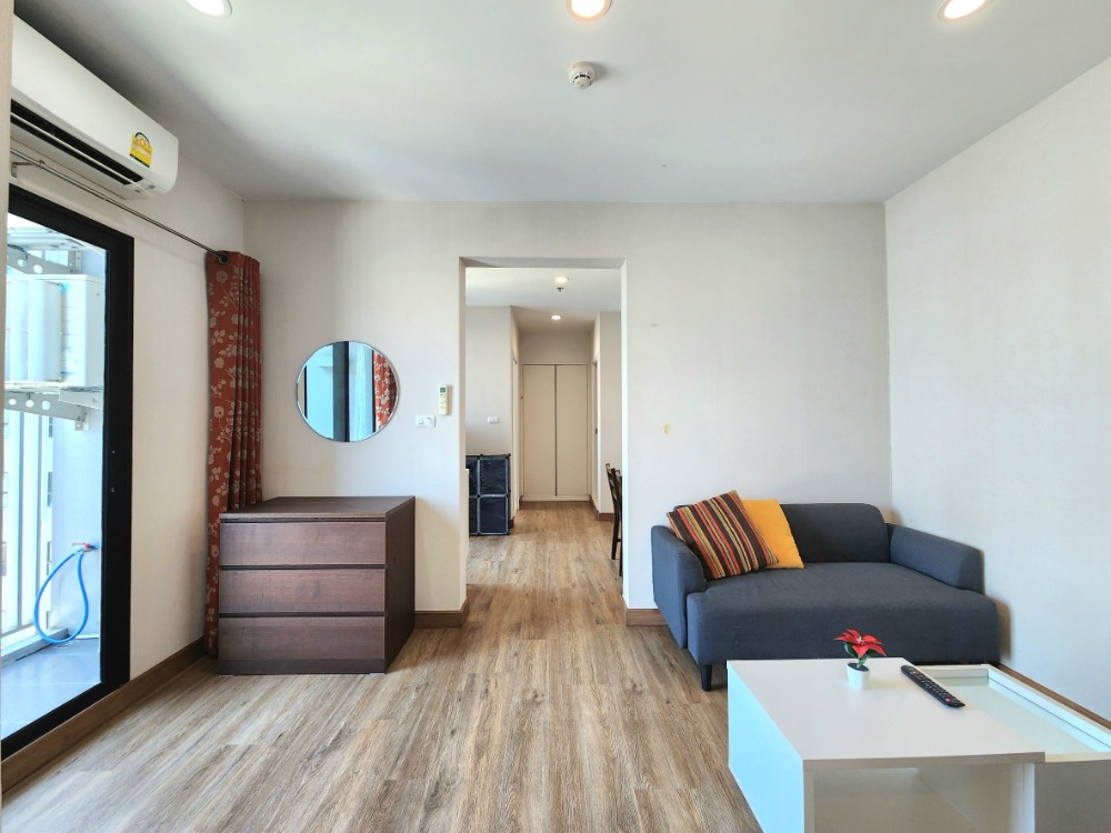 For RentCondoNonthaburi, Bang Yai, Bangbuathong : **Room available, please update** Plum Condo for rent, Central Station Phase 1, 2-bedroom type, ready to move in, new beautiful room **A room like this doesn't happen often.