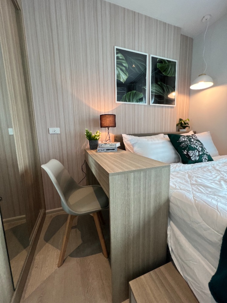 For RentCondoThaphra, Talat Phlu, Wutthakat : Rent Altitude Unicorn Sathorn-Thapra, walk to BTS, 1 bedroom, special price, corner room, open view, new room, full furniture, washing machine, microwave, TV, refrigerator, complete electric