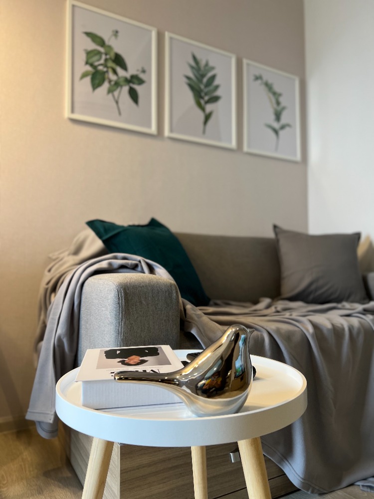 For RentCondoThaphra, Talat Phlu, Wutthakat : Rent Altitude Unicorn Sathorn-Thapra, walk to BTS, 1 bedroom, special price, corner room, open view, new room, full furniture, washing machine, microwave, TV, refrigerator, complete electric