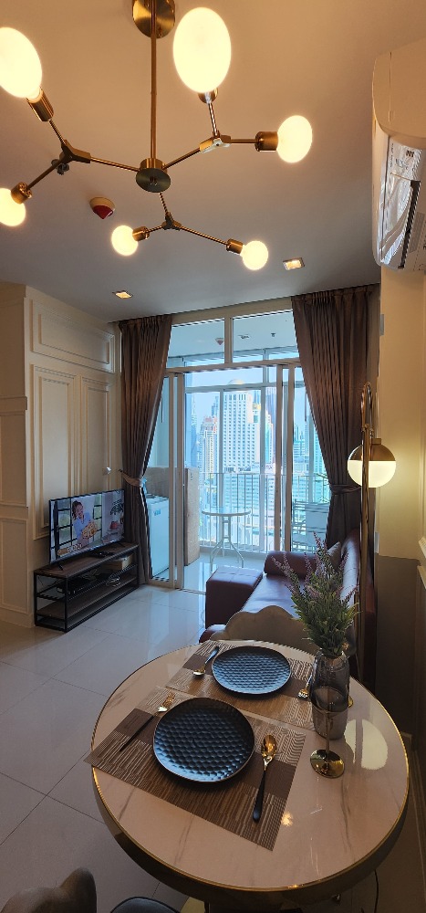 ให้เช่าคอนโดราชเทวี พญาไท : ⚡⚡  Short Term Rental 2-3 months OK ⚡⚡  Central World View  + New Renovated Room 
