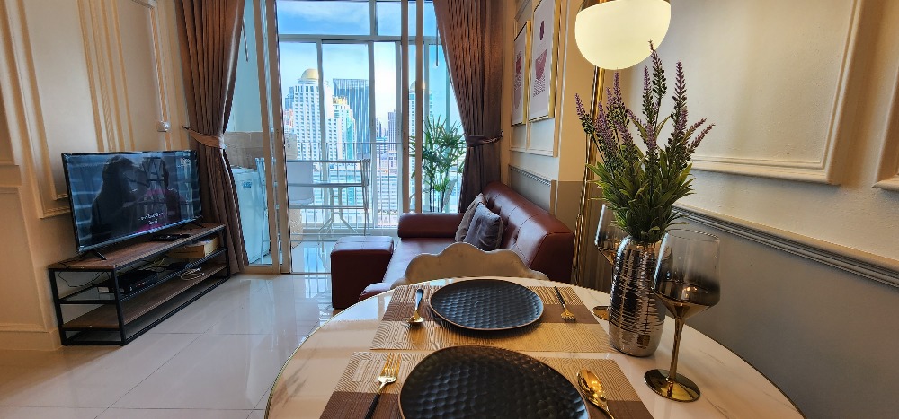 ให้เช่าคอนโดราชเทวี พญาไท : ⚡⚡  Short Term Rental 2-3 months OK ⚡⚡  Central World View  + New Renovated Room 