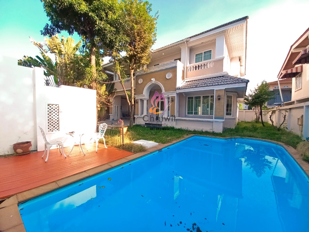 For RentHouseOnnut, Udomsuk : Pool Villa House For Rent Sukhumvit101