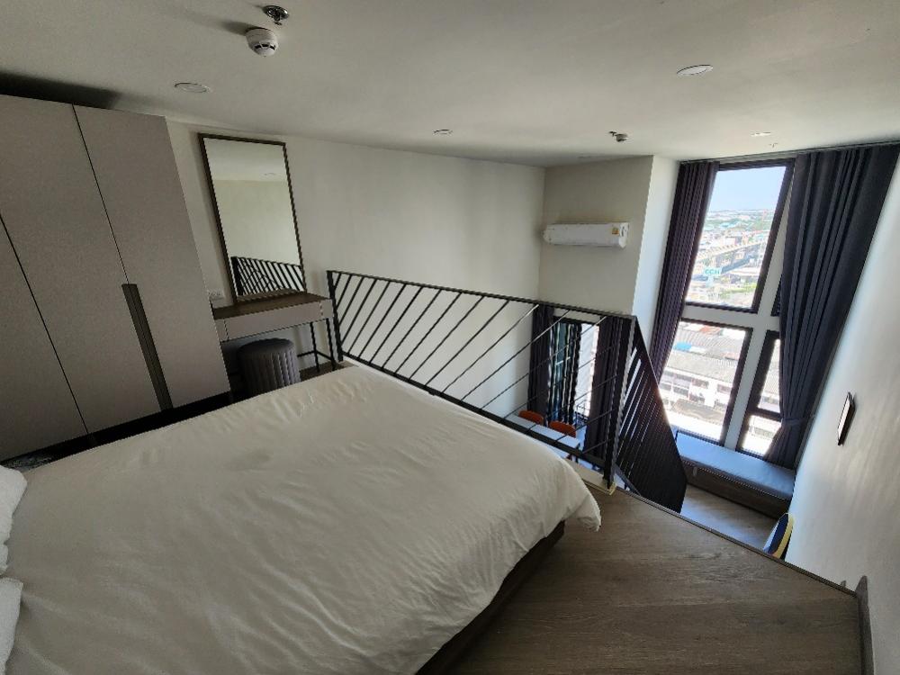 For RentCondoVipawadee, Don Mueang, Lak Si : Condo for rent, The Base, Saphan Mai, Loft room, 2 floors ✅ Near the fitness room, airport view ❗