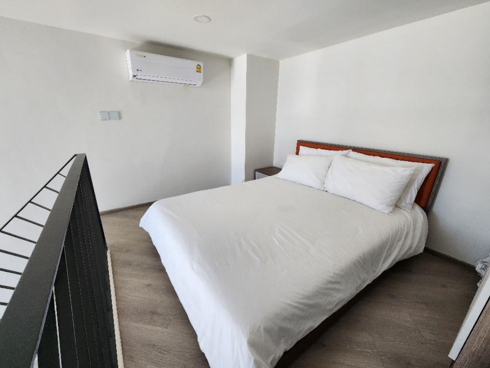 For RentCondoVipawadee, Don Mueang, Lak Si : Condo for rent, The Base, Saphan Mai, Loft room, 2 floors ✅ Near the fitness room, airport view ❗