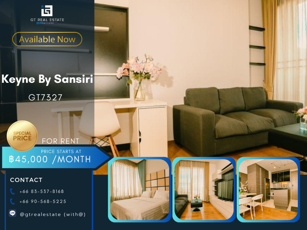 ให้เช่าคอนโดสุขุมวิท อโศก ทองหล่อ : ✨ Condo for rent Keyne by sansiri ✨