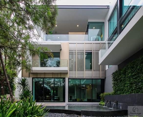 For RentHousePattanakan, Srinakarin : For Sale detached house Nantawan Rama 9 - Srinakarin, 4 beds 5 baths, 380 sqm