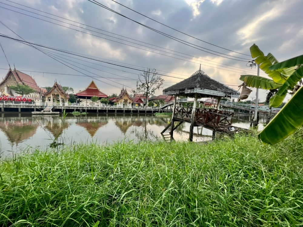 ขายที่ดินนนทบุรี บางใหญ่ บางบัวทอง : ขายที่ดินติดคลองอ้อมนนท์