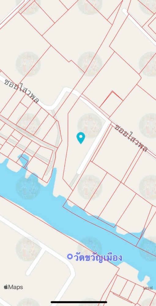 ขายที่ดินนนทบุรี บางใหญ่ บางบัวทอง : ขายที่ดินติดคลองอ้อมนนท์