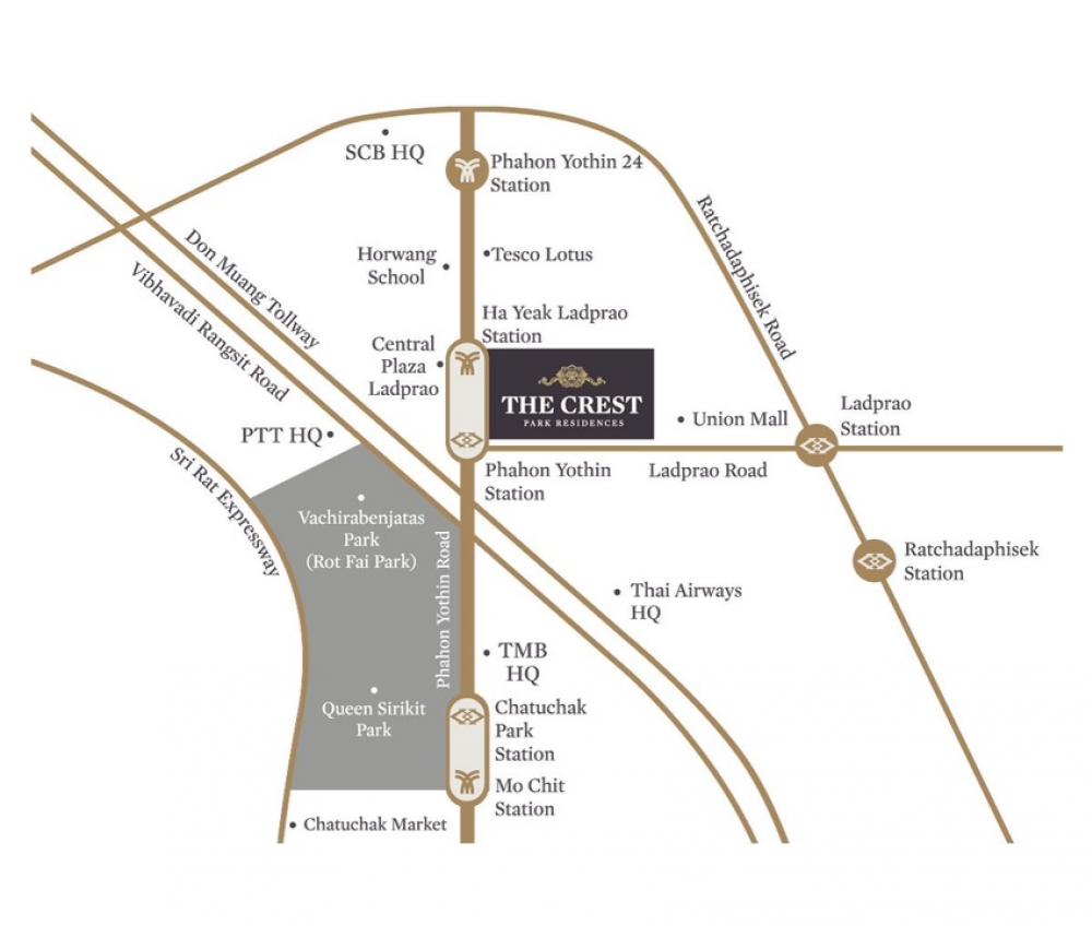 For SaleCondoLadprao, Central Ladprao : 𝐓𝐡𝐞 𝐂𝐫𝐞𝐬𝐭 𝐏𝐚𝐫𝐤 | 1 bedroom 𝟑𝟓 Sq.m | The Best price guaranteed 💯📱𝟬𝟵𝟮-𝟴𝟬𝟴𝟴𝟴𝟵𝟵