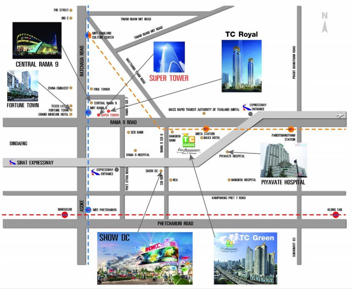 For SaleCondoRama9, Petchburi, RCA : For inquiries, call: 095-254-6826 Condo for sale or rent, TC Green Rama 9, near MRT Rama 9. There are many rooms, high floors, beautiful views, selecting the best room location. Fully decorated, ready to move in