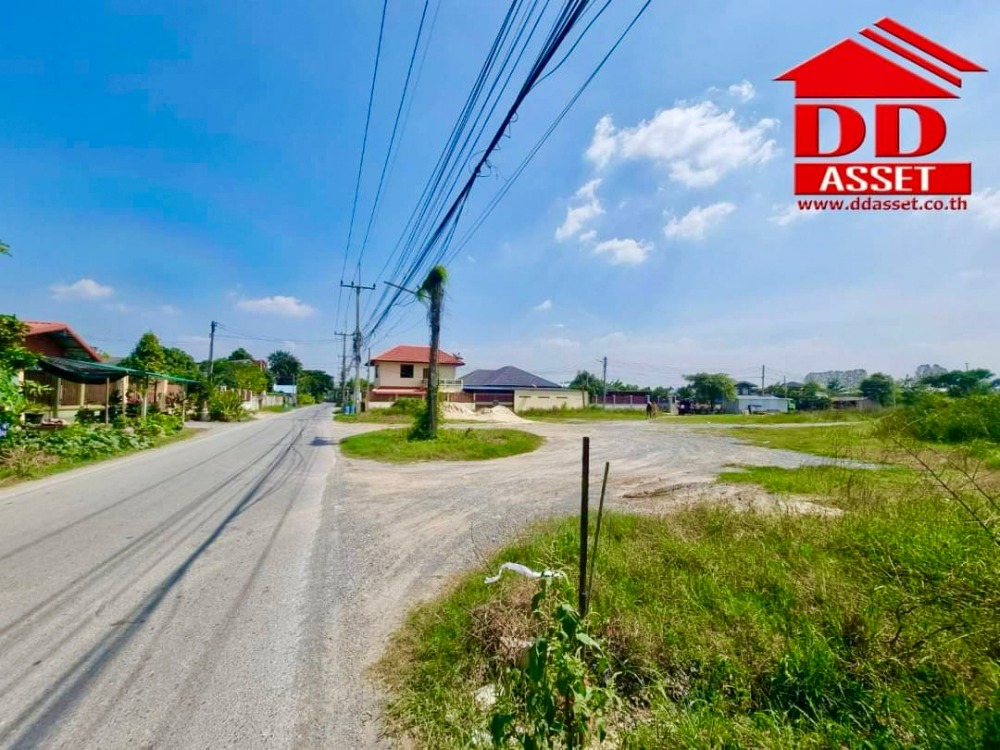 ขายที่ดินนครปฐม : ขายที่ดินเปล่า ติดถนน ซอยปฐมอโศก บ้านแพ้ว นครปฐม ติดถนน 2 ฝั่ง