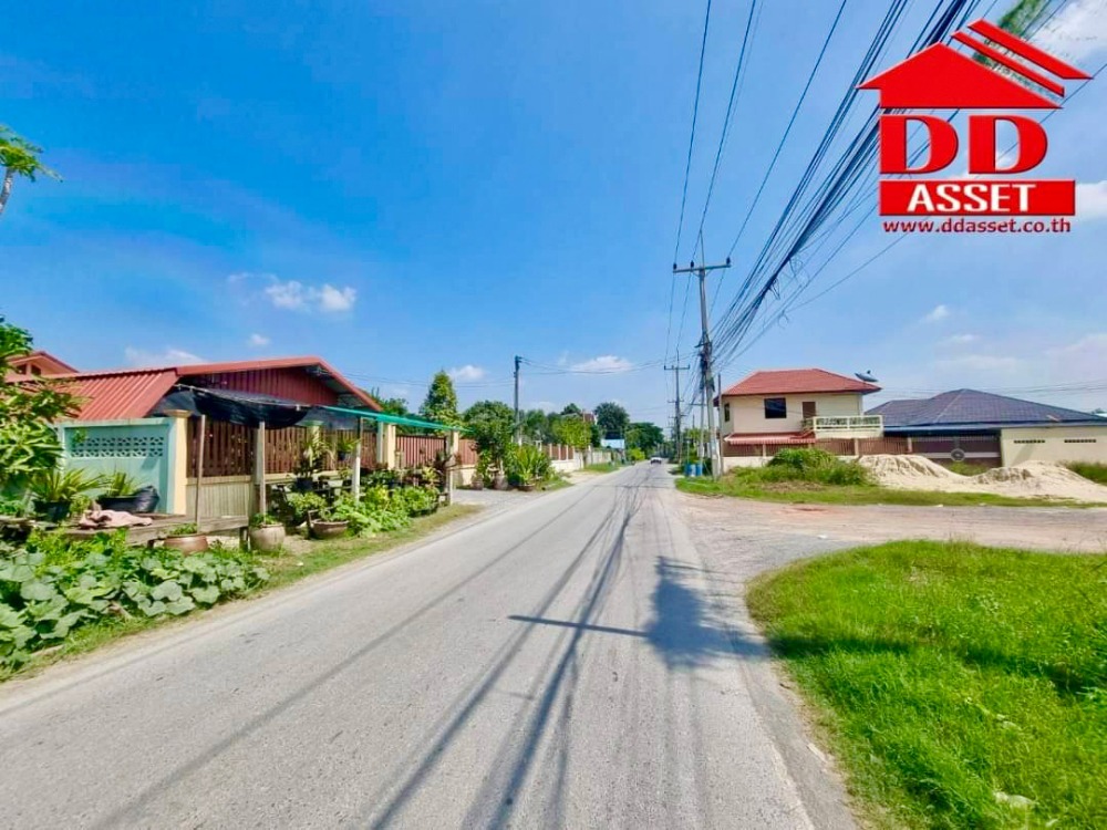 ขายที่ดินนครปฐม : ขายที่ดินเปล่า ติดถนน ซอยปฐมอโศก บ้านแพ้ว นครปฐม ติดถนน 2 ฝั่ง