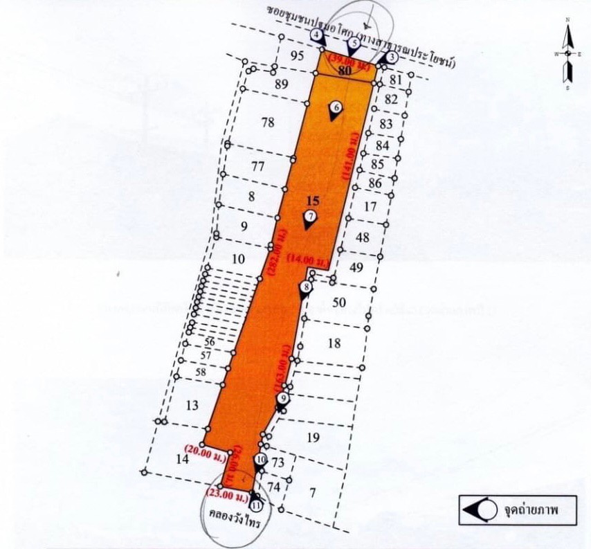 ขายที่ดินนครปฐม : ขายที่ดินเปล่า ติดถนน ซอยปฐมอโศก บ้านแพ้ว นครปฐม ติดถนน 2 ฝั่ง
