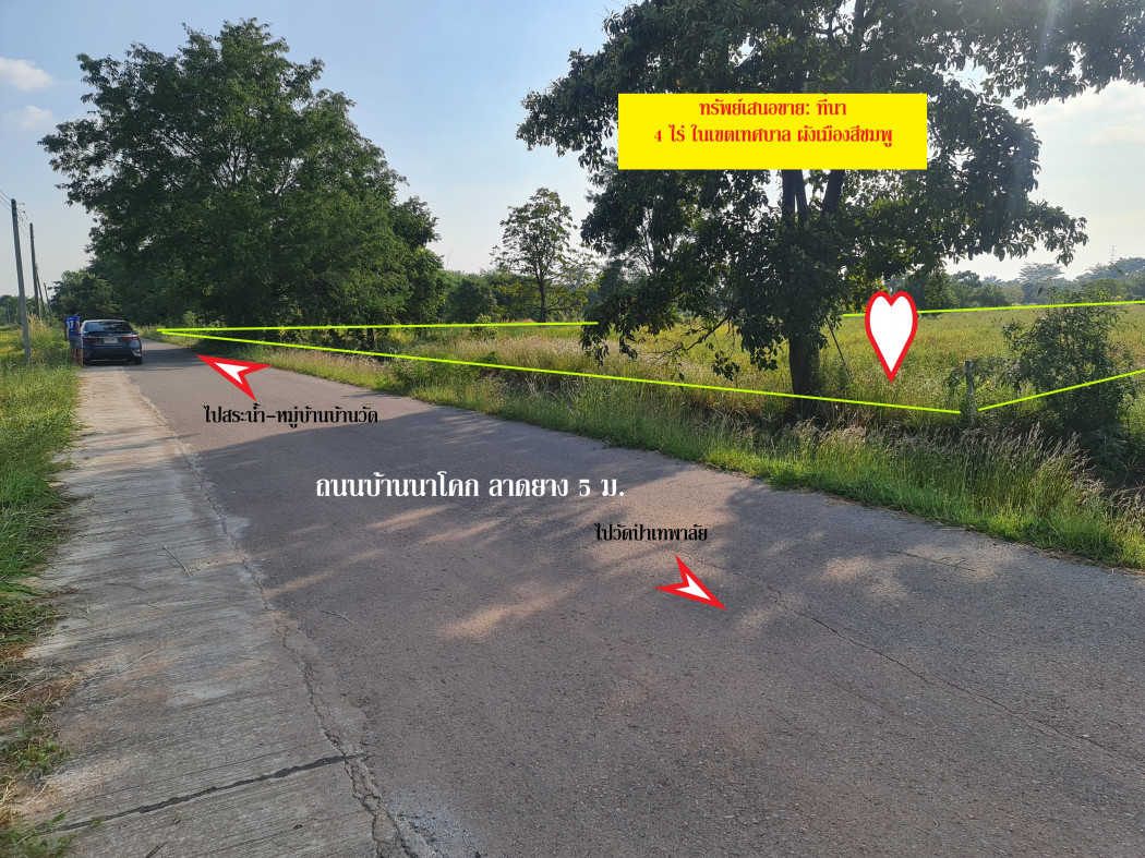 Land for sale in the municipal area, Thepalai Subdistrict, Kong District, Nakhon Ratchasima Province, area 4 rai, near the construction area of the World Horticultural Project, year 2029, price reduced, want to sell now. Loading...