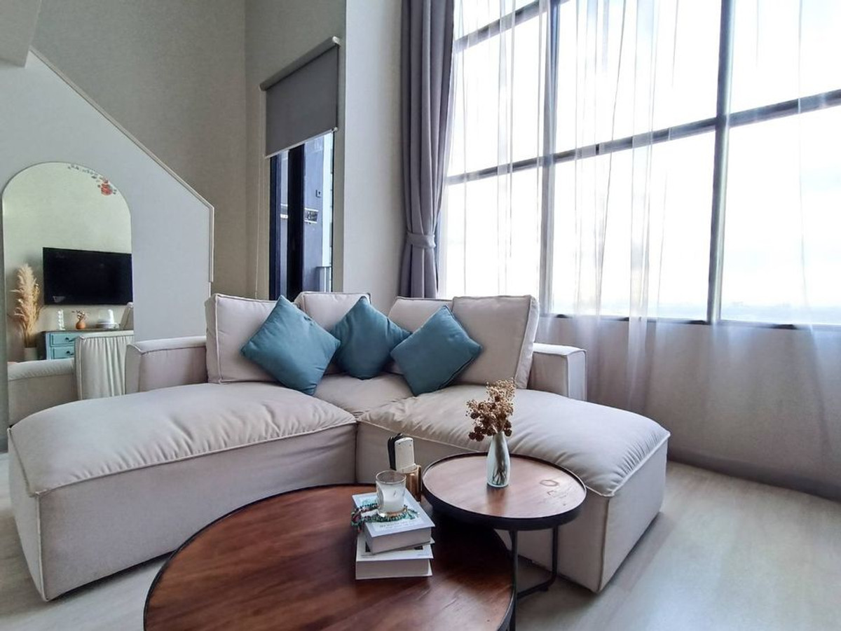 ให้เช่าคอนโดสาทร นราธิวาส : Condo for RENT • Knightsbridge Prime Sathorn • Duplex 1 Bedroom • 37 sq.m • BRT Station / BTS Chong-Nonsi 