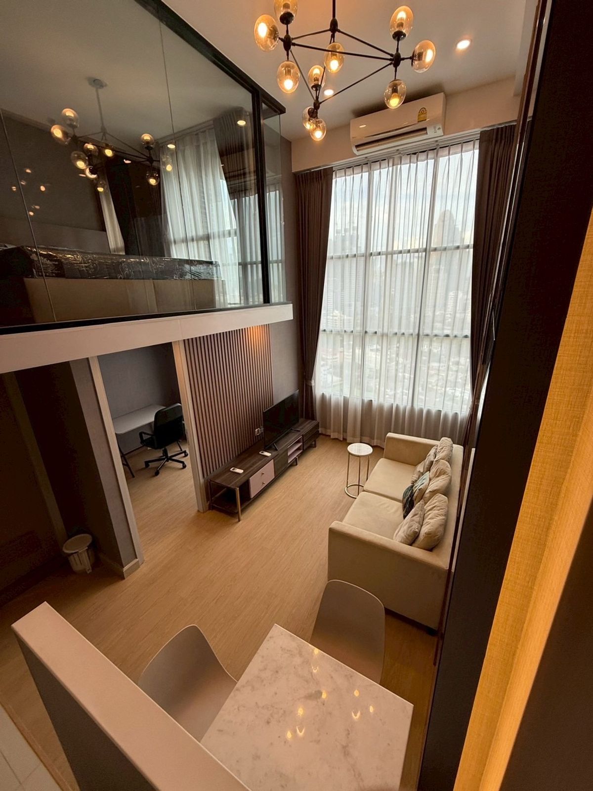 ให้เช่าคอนโดสาทร นราธิวาส : ให้เช่า⭐Knightsbridge Prime Sathorn⭐Duplex 1 ห้องนอน⭐44 ตร.ม.⭐ใกล้ BTS ช่องนนทรี