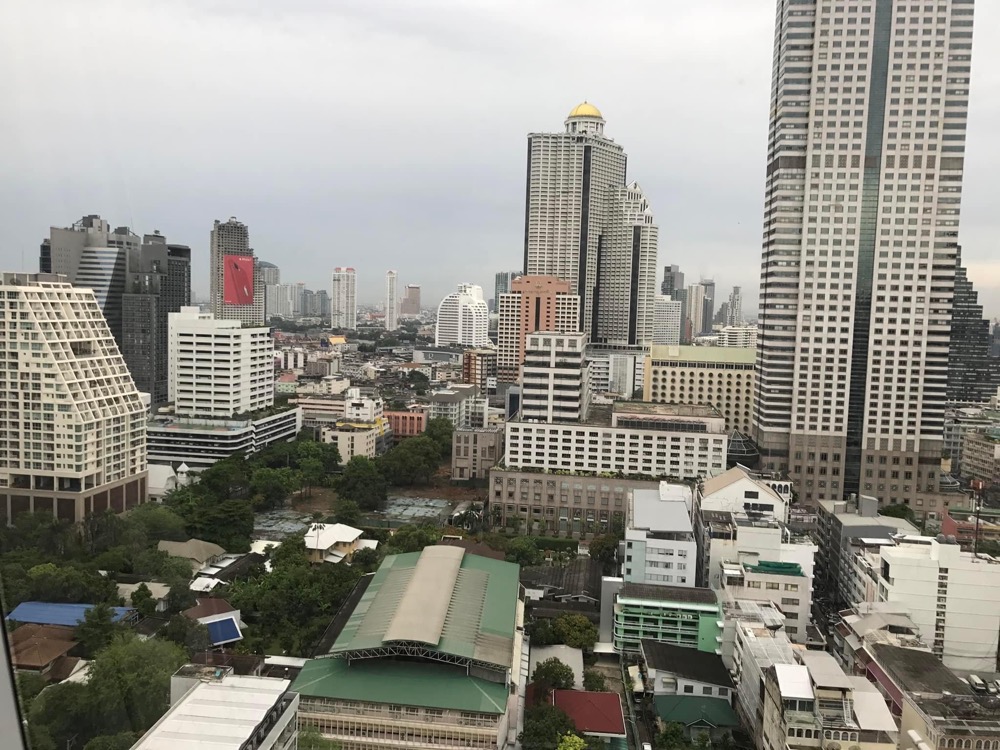 ให้เช่าคอนโดสาทร นราธิวาส : For rent The Room Sathorn - Pan 1 bedroom high floor unblocked view