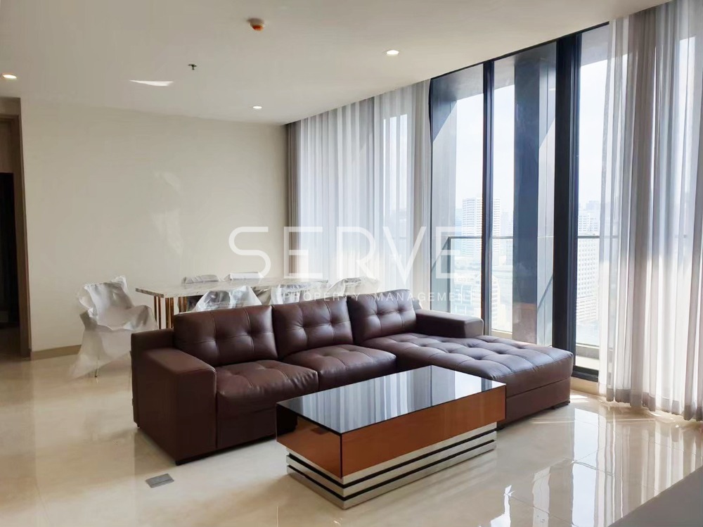 For RentCondoWitthayu, Chidlom, Langsuan, Ploenchit : 🔥Combine 3 Beds 3 Baths with Bathtub 143.46 sq.m. East Side Next to BTS Phloen Chit at Noble Ploenchit Condo / For Rent