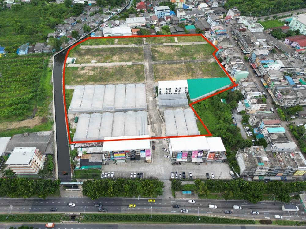 For SaleLandBang kae, Phetkasem : Land for sale, on Phetkasem Road 81, land size 18 rai 1 ngan 59 square wa, selling for 60,000 per square wa.