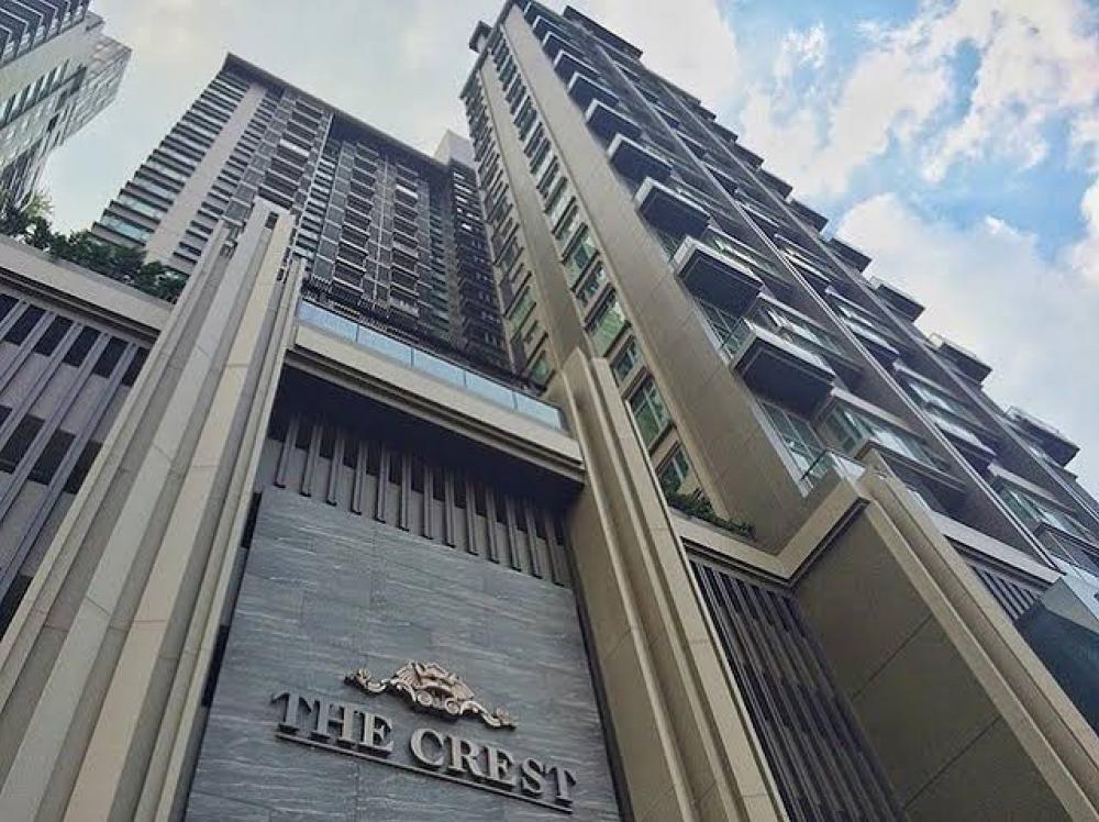 ขายคอนโดสุขุมวิท อโศก ทองหล่อ : Special Price @The Crest Sukhumvit 34 high fl. 2B2B Size 71 sq.m.