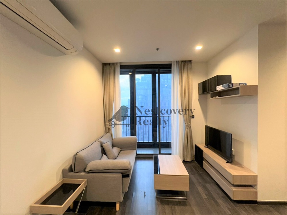 ให้เช่าคอนโดพระราม 9 เพชรบุรีตัดใหม่ RCA : High Floor! 2 Bedrooms At The Line Asoke Ratchada By Nestcovery