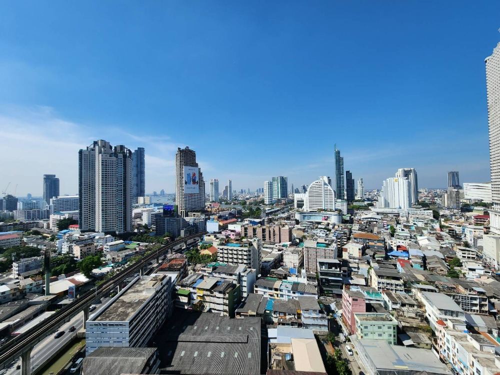 For SaleCondoSathorn, Narathiwat : Sell ​​Noble Revo Silom, Noble Revo Silom, good location condo in Silom and Sathorn area, 160 meters away from Surasak BTS, high floor, corner room, 55 sq m, 1 bed, river view, west, fully furnished, 7.5 million baht.*