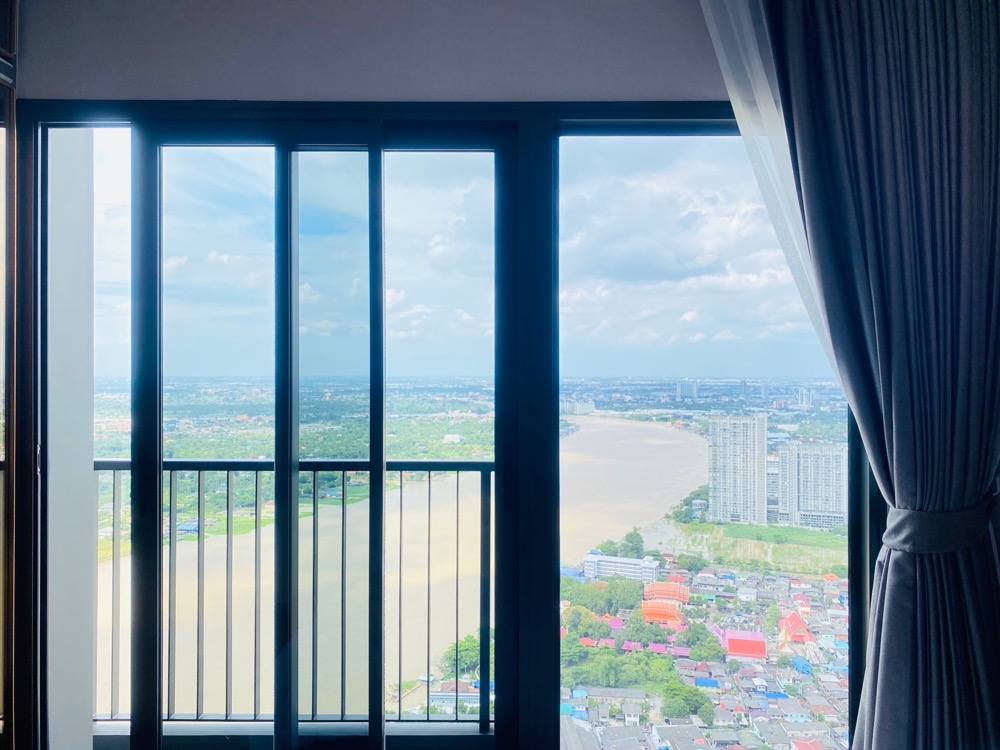 ให้เช่าคอนโดรัตนาธิเบศร์ สนามบินน้ำ พระนั่งเกล้า : ให้เช่าคอนโด politan aqua ชั้น 52 ขนาด 30 ตร.ม. วิวแม่น้ำ ครบพร้อมอยู่
