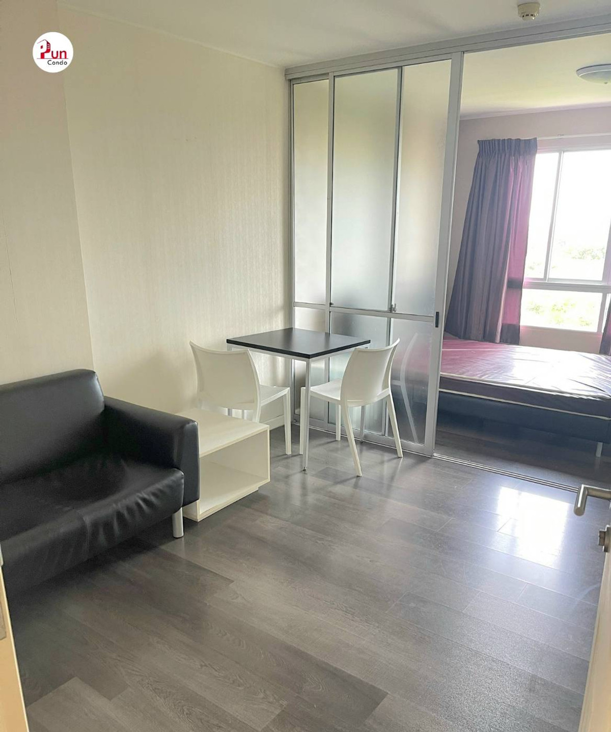 For RentCondoPathum Thani,Rangsit, Thammasat : #For rent, D Condo Rangsit Phase 2, Building A, Floor 4 🌟 The room looks elegant and comfortable in tone. Fully furnished Carry 👜 move in now   Pun