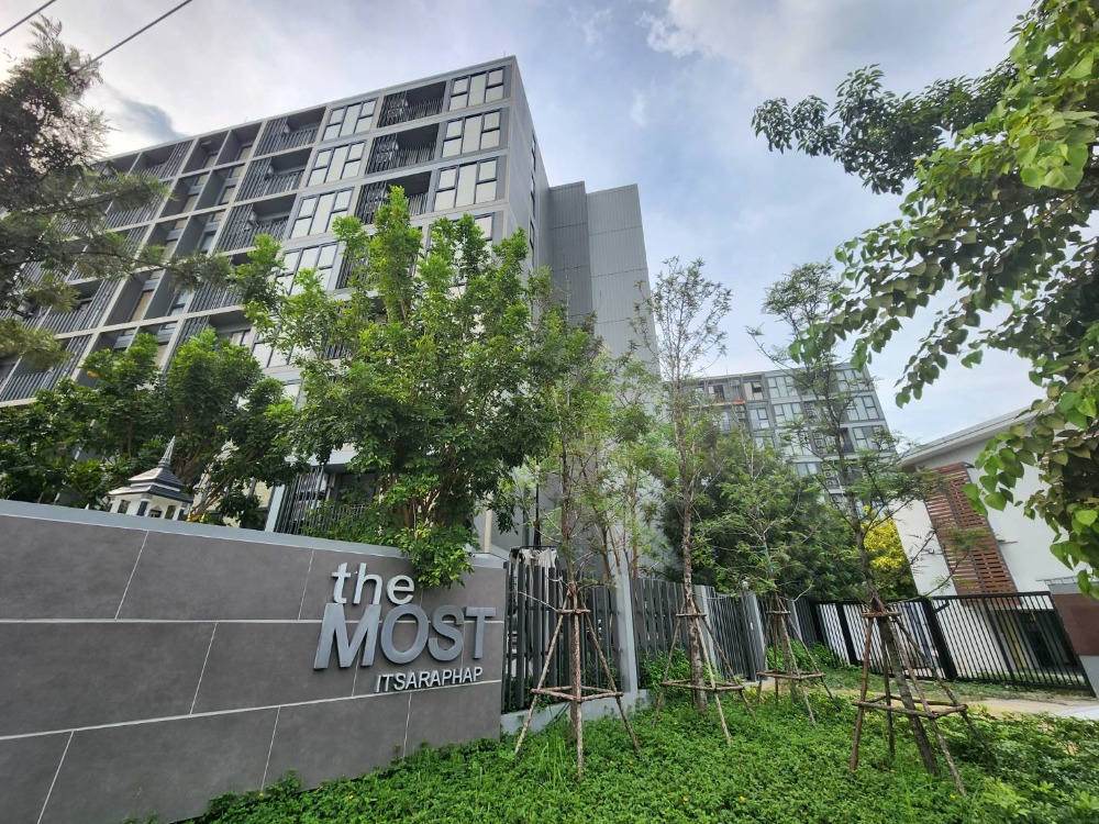 ให้เช่าคอนโดวงเวียนใหญ่ เจริญนคร : *ห้องว่างครับผมแบบ 2 Bed ห้องตัวอย่างเอามาปล่อย มือ 1 จอดรถได้ 2 คัน ** ให้เช่า The Most อิสรภาพ ใกล้ศิริราชที่สุด ใกล้MRTบางขุนนนท์ !! SN517.411