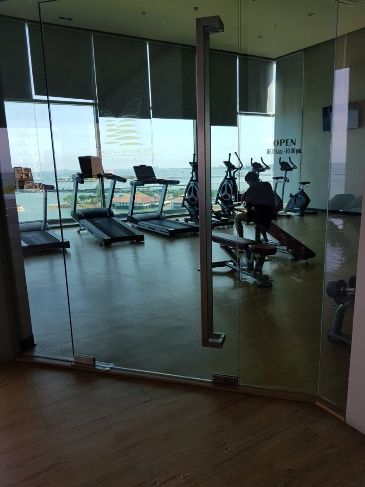 For RentCondoSriracha Laem Chabang Ban Bueng : Urgent, reduce the price for Rent, Marina Bay Condo, Marina bay Condo