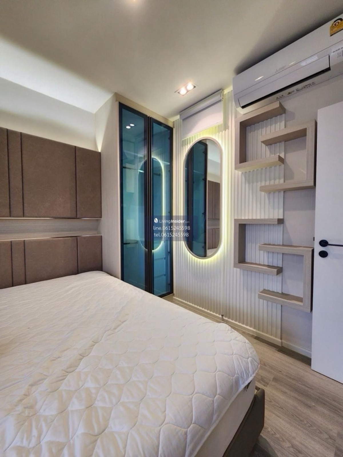 For RentCondoRama3 (Riverside),Satupadit : 🔥For rent, fully furnished room, very beautiful view, high floor, The Key Rama 3