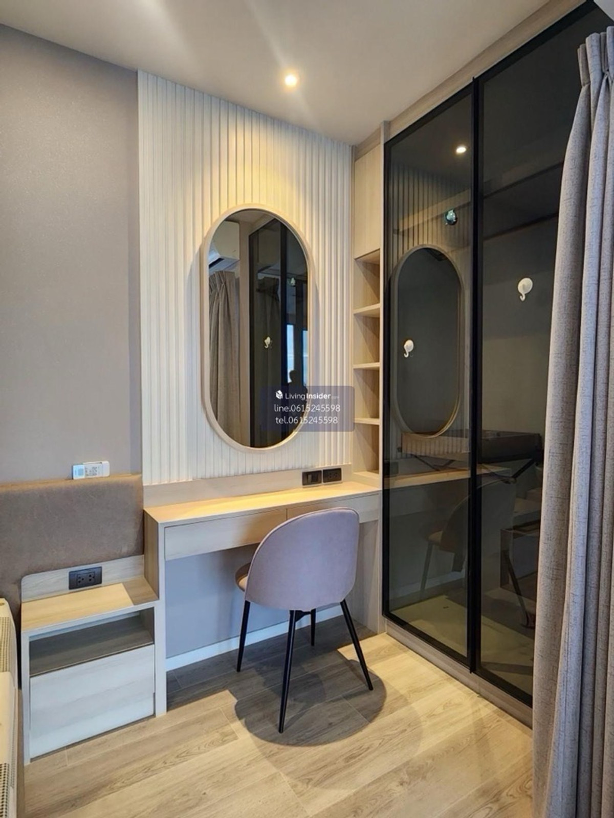 For RentCondoRama3 (Riverside),Satupadit : 🔥For rent, fully furnished room, very beautiful view, high floor, The Key Rama 3