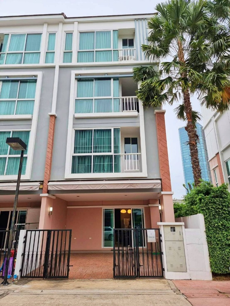 ให้เช่าทาวน์โฮมพระราม 3 สาธุประดิษฐ์ : For rent Townhome COTE MAISON Rama3 โคเต้ เมซอง พระราม 3 ห้องมุม พร้อมอยู่