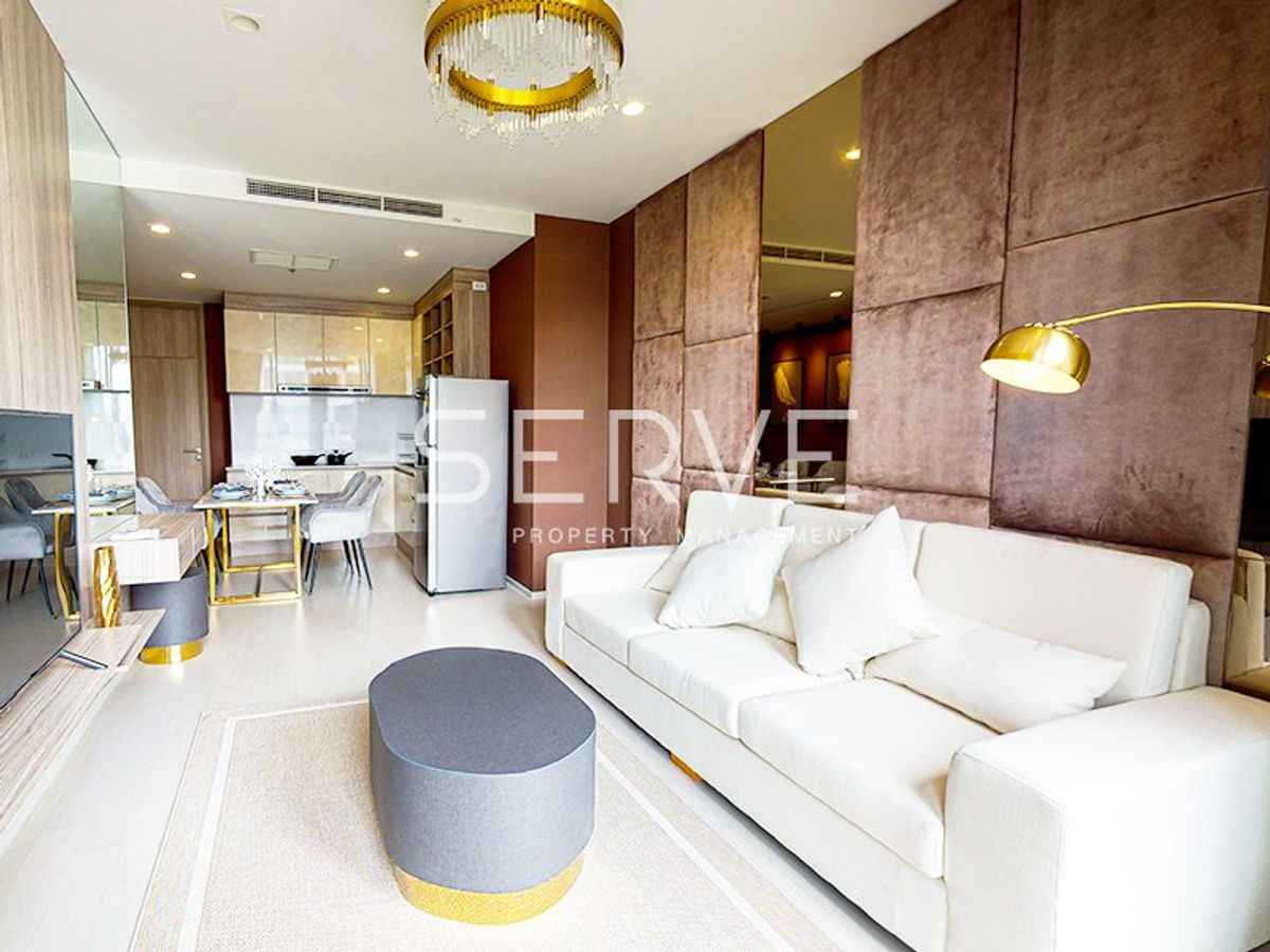For RentCondoWitthayu, Chidlom, Langsuan, Ploenchit : 🔥Best Price 40K🔥 - Luxury Style 1 Bed High Fl. 10+ Directly connecting to BTS Phloen Chit at Noble Ploenchit Condo / Condo For Rent