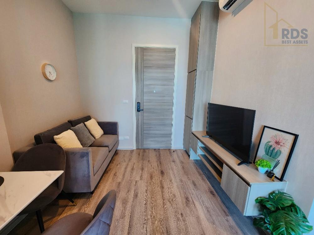 For RentCondoRamkhamhaeng, Hua Mak : Condo for rent, Knightsbridge Collage Ramkhamhaeng, room 1bed+, beautiful decoration, very inviting 🔥🔥