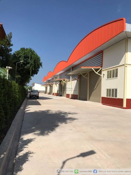 For RentWarehouseNakhon Pathom : Warehouse/office for rent in Tien Dat area, Tha Kham Subdistrict, Sampran District, Nakhon Pathom, area 400 sq m.