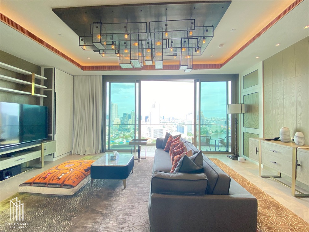 ขายคอนโดวงเวียนใหญ่ เจริญนคร : For SALE *The Residences At Mandarin Oriental Bangkok บนชั้นสูงที่ มองเห็นได้หลากหลายทิวทัศน์ ห้องมุม ทิศใต้ @88 MB