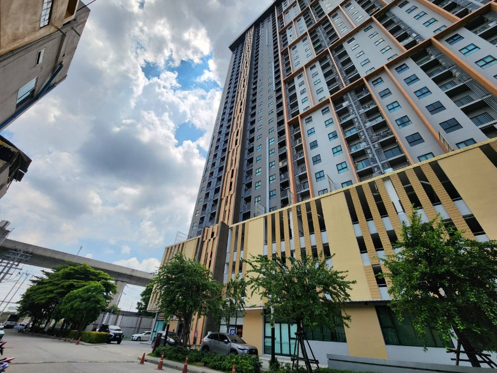 For RentCondoNonthaburi, Bang Yai, Bangbuathong : **The room is empty. Front-loading washing machine ** For rent, Plum Central Phase 2 !!Real picture of the room, real sound, kind owner!! East view SN490.37