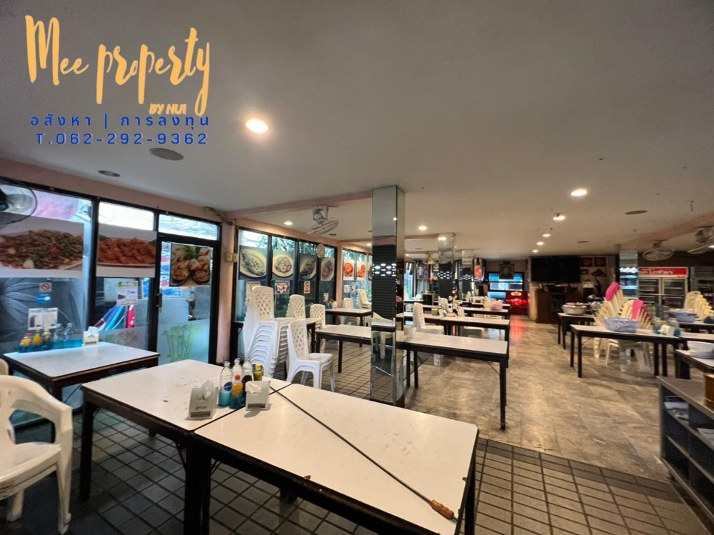 ขายอาคารพาณิชย์เลียบทางด่วนรามอินทรา : ขายตึกทำเลดีพร้อมกิจการและสูตรอาหาร ริมถนนศรีวรา ทาวน์อินทาวน์ อยู่ตรงข้ามเดอะซีน (ร้านทองดีโภชนา) 4 ชั้น 3 คูหา หน้ากว้าง 12 เมตร 66 ตร.ว. ME-058