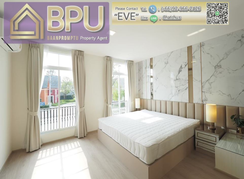 ให้เช่าทาวน์โฮมบางนา แบริ่ง ลาซาล : ** ให้เช่าบ้านทาวน์โฮมแต่งสวย 3 ห้องนอน ** อินดี้ 5 บางนา กม.7 ใกล้ เมกะ บางนา