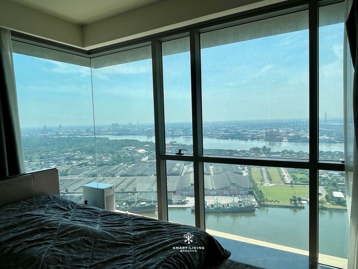 For SaleCondoRama3 (Riverside),Satupadit : Sell with tenant til Dec 26
Luxury Riverside Condo with Stunning View of Chao Phraya River,  2 large balconies with panoramic river views