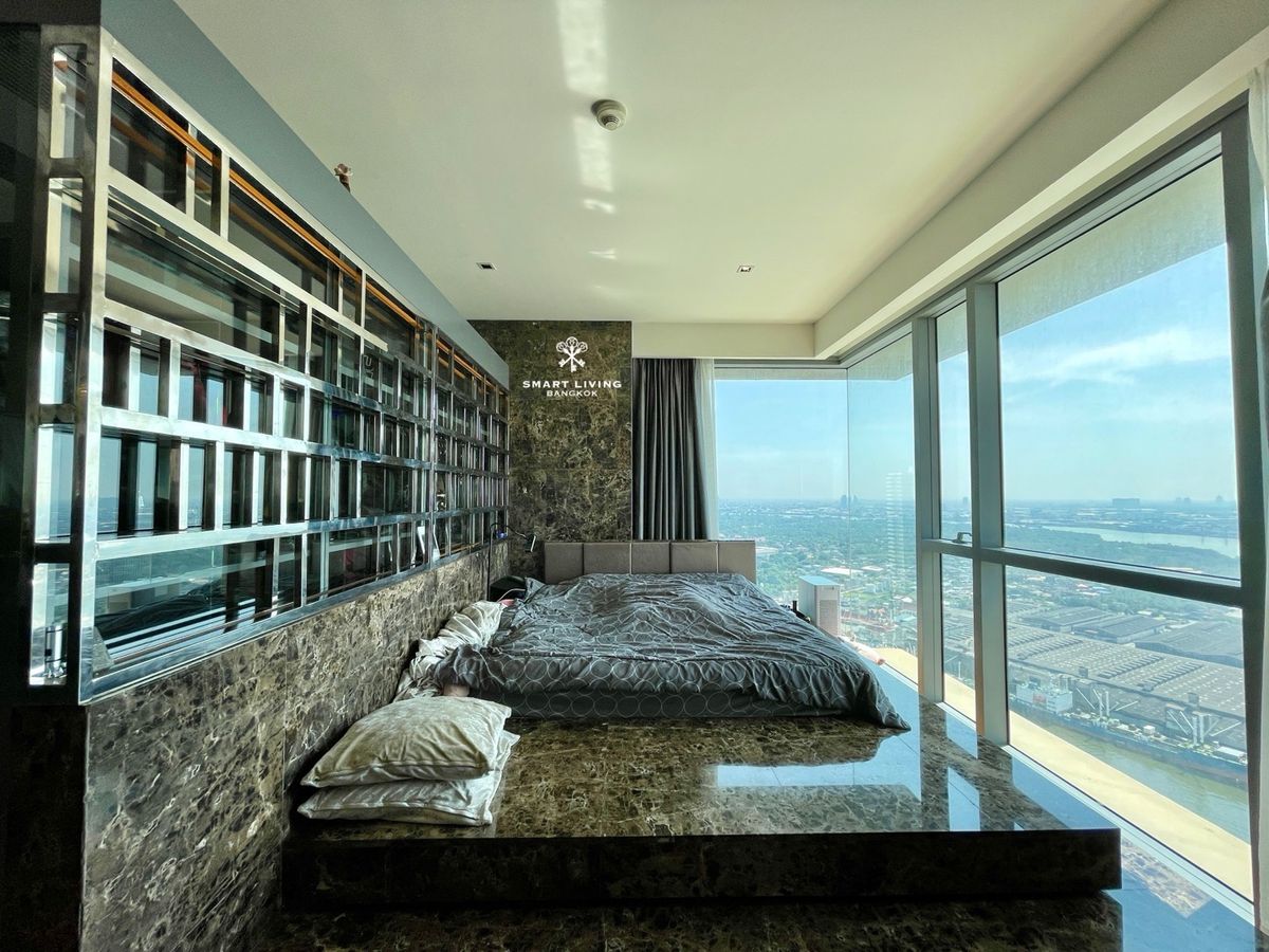 For SaleCondoRama3 (Riverside),Satupadit : Sell with tenant til Dec 26
Luxury Riverside Condo with Stunning View of Chao Phraya River,  2 large balconies with panoramic river views