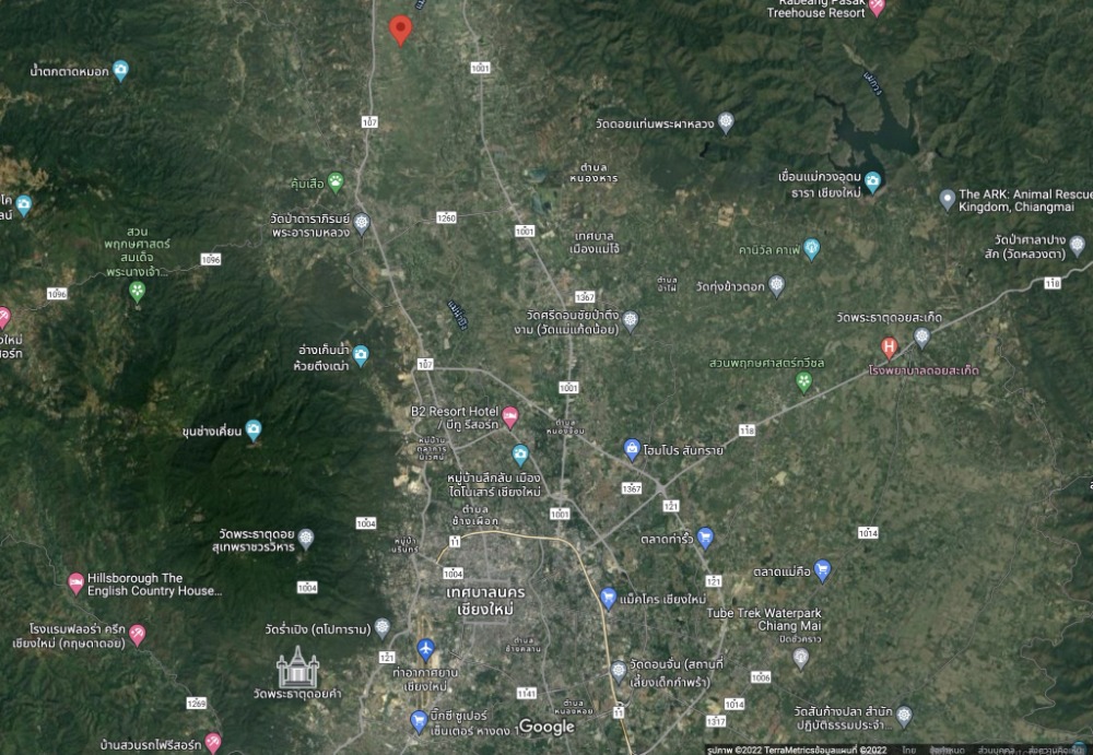 ขายที่ดินเชียงใหม่ : ขาย ที่ดิน 348 ตารางวา (3 งาน) ถมแล้ว ตำบลขี้เหล็ก อำเภอแม่ริม จังหวัดเชียงใหม่