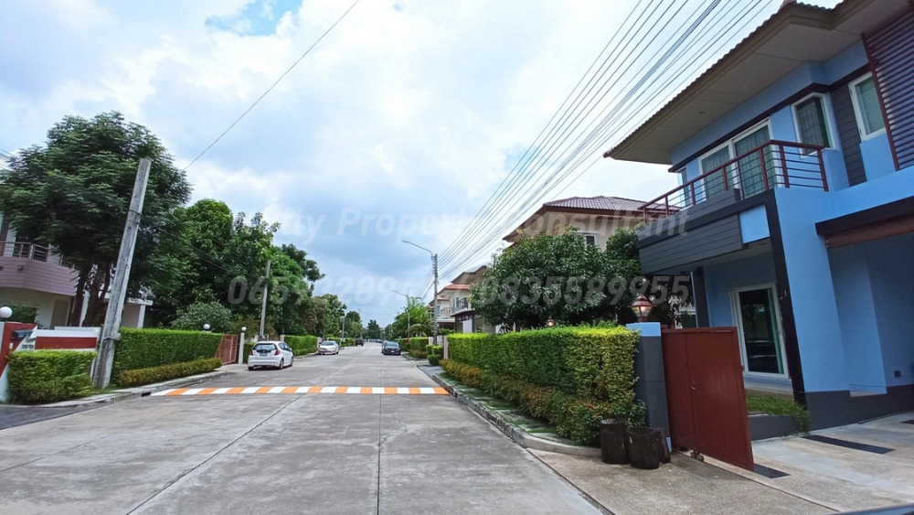 For SaleHouseLadkrabang, Suwannaphum Airport : Single House Burasiri On Nut Bangna styles resort area 52.5 square wah newly renovated